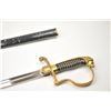 Image 3 : Nazi era Officer’s sword with steel scabbard,  fine blade in good to very good overall  condition.  