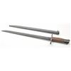 Image 3 : Japanese Type 30 bayonet with Nagoya arsenal  marking and scabbard.  The bayonet is in fine  conditi
