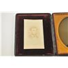Image 3 : Photographic image lot consisting of an  ambrotype depicting a young squire, cased in  Moroccan leat