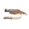 Image 7 : Older Schrade sheath knife marked #165 and  “Old Timer” with a 5” blade.  The knife has a  fancy tur