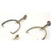 Image 1 : Lot of two pair of spurs.  The first is U.S.  Cavalry issue with U.S. markings and ADK  inspection m