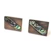 Image 5 : A collection of 5 pairs of custom hand made  cuff links, pair of Alexander coins, pair of silver  qu