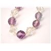 Image 7 : A collection of crystal, garnet, rose quartz,  and amethyst  faceted bead necklace    Est:$50-100