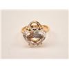 Image 2 : 14k Rose Gold Ring set with crystal (Rosato,  Italy). Est:$200-400