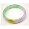 Image 2 : Jade Bangle Bracelet. Est:$150-300