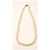 Image 1 : Natural White Pearl Necklace. Est:$100-200