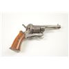 Image 2 : Antique Belgian pinfire revolver marked The  Guardian American Model of 1878, #12,  approximately .2