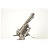 Image 8 : Antique Belgian pinfire revolver marked The  Guardian American Model of 1878, #12,  approximately .2