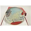 Image 3 : Lot of 14 hand painted fine china plates  titled, “SANTA” by Leon Barnard.  The plates  are marked 1