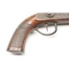 Image 2 : German full-stock percussion pistol,  approximately .50 caliber with an 8” octagon  barrel with a do