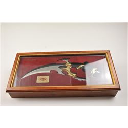Dragonus Limited Edition knife by Hibben knives. The knife is serial #0394 and is a limited editi