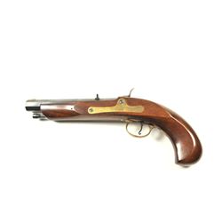 Spanish Jukar black powder percussion pistol, .46 caliber, Serial #003552. The pistol is in fine