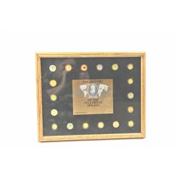 Alexander Graham Bell 'The History of the Telephone 1876-1987' commemorative pin set. Est>$100-200
