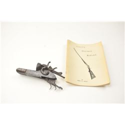 Colt Model 1878 SxS shotgun action modified for use in a period double rifle. The action is Seria