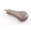 Image 1 : Pocket model size flask by American cap and  flask co. with eagle and E. Plurbis Unum in  banner. Go