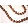 Image 3 : A collection of 2 genuine Lucite bead and a  miniature conch shell necklace longer than 30  inches  
