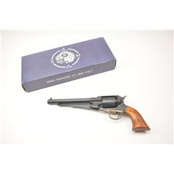 Remington 1858 .44 caliber reproduction black powder revolver by Armi San Marco in original box. N