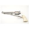 Image 8 : Ruger “Old Army” Percussion black powder  revolver in stainless steel with faux ivory  medallion gri