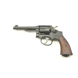 Smith & Wesson Victory Model Double Action Revolver in .38 caliber with a 5 ½” barrel and U.S. Pro