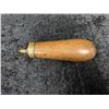 Image 1 : English bag flask .36-.44 caliber percussion  pistol era. Unmarked good condition with good  spring.