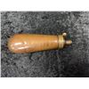 Image 2 : English bag flask .36-.44 caliber percussion  pistol era. Unmarked good condition with good  spring.