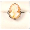 Image 1 : One antique ring set with beautifully carved  cameo Est:$100-200