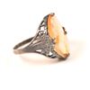 Image 3 : One antique ring set with beautifully carved  cameo Est:$100-200