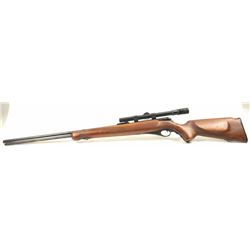 Lot of two .22 rifles: first is a Mossberg  Model 146B bolt action rifle, #NSNV, .22  S-LR, blued fi