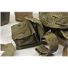 Image 5 : Bonanza lot of military items including  canteens, mess kits and other assorted  military gear.  Est