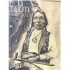 Image 1 : Original artwork for the magazine, “Red  Cloud”.  The artist is unknown and looks to  be 30-60 years