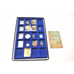 Lot of 18 WWII collectible pieces from an old collector’s estate, valued at $5 to $35 each. A bon