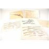 Image 1 : Print lot including firearm schematics of  Vetterli, Winchester and Colt guns.  The lot  also includ