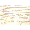 Image 2 : Print lot including firearm schematics of  Vetterli, Winchester and Colt guns.  The lot  also includ
