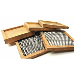 Lot of approximately 600 cast lead .45 caliber round nose pistol bullets. The cast bullets have b
