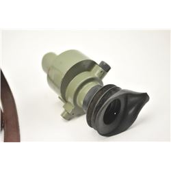 Yugoslavian Model M59 Anti-Tank bazooka sight in leather carrying case. The sight is in good over