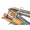 Image 2 : Good lot of foreign military bayonets. 7  total with scabbards as described: 1. Argentine Mauser bay