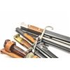 Image 8 : Good lot of foreign military bayonets. 7  total with scabbards as described: 1. Argentine Mauser bay