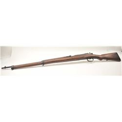 Arisaka Type I Italian Pattern bolt action rifle, 6.5 x 50 caliber, Serial #L6262. The rifle is i