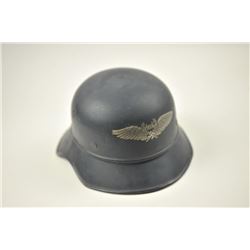 German Nazi era Luftshitz helmet in very good plus to almost fine condition. 95% original decal sh