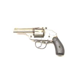 Iver Johnson Double Action hammerless Revolver with latest Pat. Pending date 1893, S/N 11600. 75%-