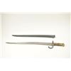 Image 1 : “St. Etienne Arsenal” marked and 1873 dated  French sword bayonet and scabbard. Numbered  L-3664 on 