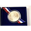 Image 3 : One commemorative statue of liberty  one  ounce silver dollar proof set in box with  certificate Est