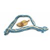 Image 4 : Blue and white braided cord with gold bullion  tassel, for U.S. naval cocked hat and  aggulette for 