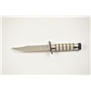 Image 8 : M Tech survival knife with ballistic nylon  belt scabbard.  The knife is as new with an  overall len