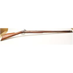 Spanish Jukar full-stock percussion rifle, .45 caliber, Serial #110042. The rifle is in very good
