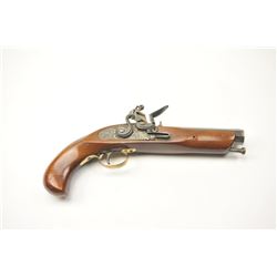 Spanish Jukar single shot flintlock pistol, .45 caliber, Serial #0001059. The pistol is in very g
