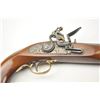 Image 3 : Spanish Jukar single shot flintlock pistol,  .45 caliber, Serial #0001059.  The pistol is  in very g
