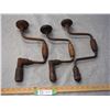 Image 2 : 3 Vintage Hand Drills