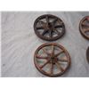Image 2 : 2X THE MONEY - 4 Wooden Wheels