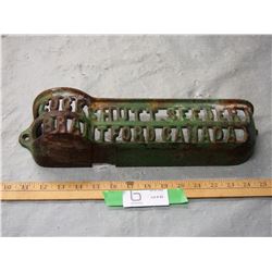 Cockshutt Seeder Tool Box Cast Iron 15" L